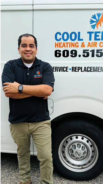 Gerardo Ortez, owner of Cool Temp Heating and Air